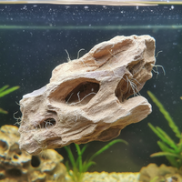 Natural Pine Bark Stone for Aquarium Landscaping, Terrarium, and Bonsai Decor