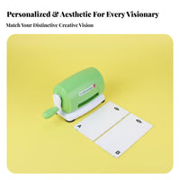 Manual Die-Cutting Press DIY Accessible Manual Die Cutter Cuts and Embosses Space-Saving for Crafting Enthusiasts, Educators