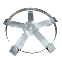 Drum Dolly with Caster Wheels Industrial Steel Drum Dolly Close-to-the-Ground Non Tipping for Factory