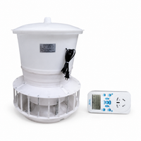 Automatic Chicken Feeder, Metal Poultry Feeder for Backyard Hens, No Waste Chicken Feeders and Drinkers