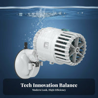 Aquarium Water Circulator Suction Cup Mount Fish Tank Current Pump Anti-Backflow Function Mini Water Circulation Pump for Freshwater Tanks