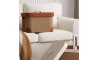 Textured Storage Box Textured Lidded Storage Box Side Opening