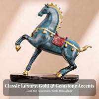 2 Pieces Ideal Housewarming Gift Feng Shui Deer Ornament Elegant Design Feng Shui Deer Decor Intricately Detailed for Office, Reception Desk