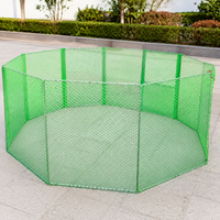 5m Folding Fence Panel 10 Pack, Poultry Fence Panel for Poultry Netting Enclosure, Portable Livestock Enclosure 60cm High x 50cm Long