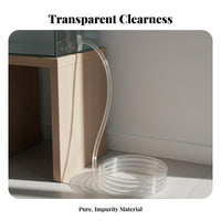 Clear PVC Tubing High Clearness Fish Tank Water Change Hose Transparent Vinyl Hose for Aquarium Hobbyists, Gardeners, Hydroponics, Garden