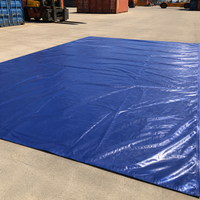 Waterproof PVC Tarpaulin, Made of Composite Material, Wear-resistant, Yellow