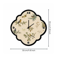 Decorative Wall Clock Analog Retro Wall Clock Operated Home Decor