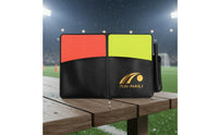 Referee Card Notebook PU Leather Red and Yellow Cards Portable