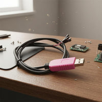 USB to TTL Converter Cable 4-Wire Lead Computer Accessory Color-Coded Wires