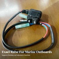 Direct Replacement Outboard Engine Trim Tilt Switch Easy Installation Boat Engine Tilt Switch Resistant Vehicle Part Long-Lasting for DIY Boaters, Marine Mechanics