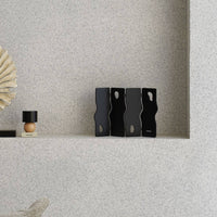 Decorative Desktop Screen Mini Folding Panel Screen Wooden Tabletop Divider for Desk, Shelf, Entryway