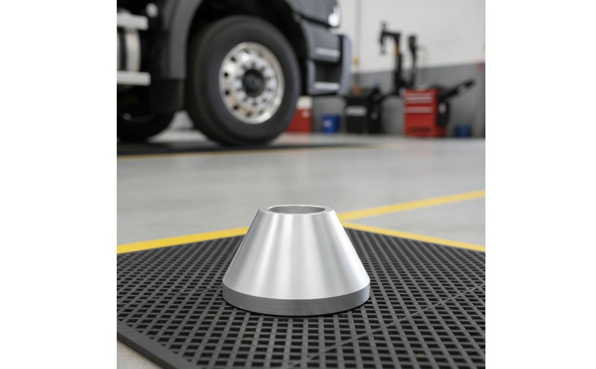 Smooth Finish Centering Cone Silver Aluminum Centering Cone Lightweight Car Repair Part Precision Made for Mechanics, Garage