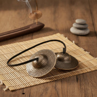 Tingsha Bells Authentic Tingsha Cymbals Compact Cymbals with Cord for Stretching Practice Practitioners, Sound Healing