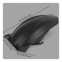Long-Lasting ABS Plastic Motorcycle Rear Mudguard Stylish Design Rear Wheel Mudguard for All-Weather Riding