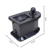 Golf Vehicle Club Cleaner Dark Cart Mounted Club Washer Molded Base Plate Sports Accessory