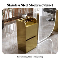Installationinstallation-Not-Required Hairdressing Tool Cabinet Easy Assembly Salon Styling Station Long-Lasting Rolling Trolley Multi-Drawer Design for Hairdressers, Hair Stylists, Beauty Professionals, Barber Shop, Barbershop, Spa