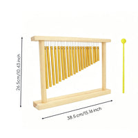 20-Tone Wind Chime Includes Mallet Aluminum Tube Wind Chime Rectangular Garden Structure Decoration