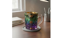 Creative Design Enchanting Spell Mug Desktop Display Fantasy Book Mug Gradient Resin Cup for Gift Buyers