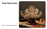 Traditional Chinese Hair Crown Fairy-Like Aesthetic Traditional Chinese Hair Accessory Traditional Hairpiece Elegant Design