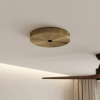 Ceiling Light Fittings with Metal Ceiling Rose, Pendant Light Fitting for Home Office or Living Room, 10cm Diameter Rose or Bronze Finish