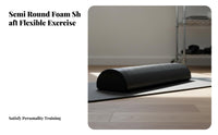 Half Round Foam Cylinder Improves Posture Semicircle Stretching Cylinder Expanded Polypropylene Balance Block Lightweight And