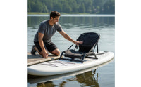 Kayak Backrest Seat Non-Slip Fishing Kayak Seat Breathable Mesh Water Sports Gear for Kayakers, Paddleboarders
