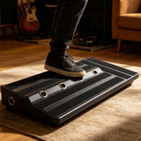 Zippered Soft-Sided Pedal Board Case Cable Openings Guitar Pedal Board Case