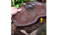 Split-Style Basin with Base Ceramic Bowl Versatile Bath Pool for Enclosures
