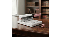 12-Hole Paper Punch Binder Adjustable Punching Wire Binding Machine for Crafters