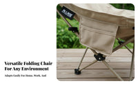 Folding Design Foldable Lazy Sofa Chair Long-Lasting Steel Frame Portable Outdoor Recliner Lounger Lockable Reclining System Outdoor Recliner Ergonomic for Office Workers, Homeowners, Beach, Backyard, Poolside, Garden