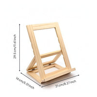 Wooden Desktop Easel Lightweight Small Tabletop Easel Space Saving Display Stand for Artists, Cafe Owners