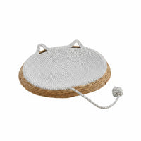 No Shedding Feline Scratcher Bed Wear-Resistant Feline Scratch Bed Year-Round Pet Furniture 2 in 1 Design for Cats, Home
