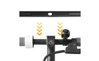 Easy Installation Scooter Handlebar Extender Long-Lasting Material Scooter Accessory Mounting Bar