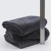 Double Sided Towel Microfibre Cloth, 40x60cm Microfibre Cloth Car Drying Towel, 350 GSM Twisted Yarn for Detailing and Fast Drying