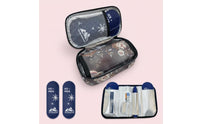 Diabetes Insulated Bag Rose Pattern Portable Diabetes Travel Case Long Insulation Individual Supply Organizer for Diabetics, Office