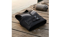 Mesh Chest Adult Buoyancy Vest Padded Body Front Zip Life Vest Structured Design Flotation Device Wide Arm Openings for Adults