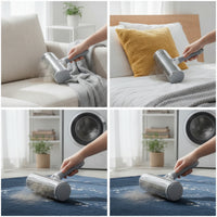 Pet Hair Remover Roller Non-Slip Pet Hair Roller with Storage Chamber Bidirectional Lint Remover Portable Easy to Use
