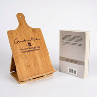 Cookbook Stand, Recipe Holder, Bamboo Book, For Cooking, Kitchen Use