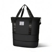 Expandable Travel Bag Large Capacity Travel Bag with Trolley Sleeve Waterproof for Travelers, Weekend Trips, Gym