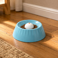 Slow Feeder Bowl Wide Slow Feeder Dog Bowl Interactive for Fast Eaters, Cats, Indoor, Outdoor