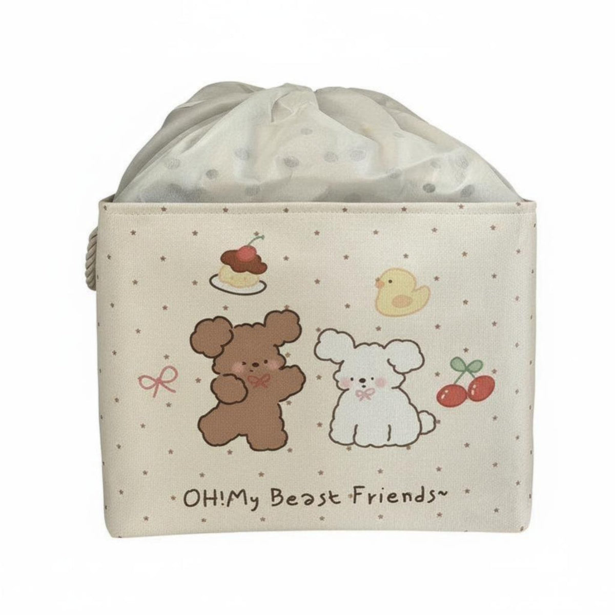 Creature Pattern textile Hamper Large Capacity Creaturetheir belongingsed textile Basket for children