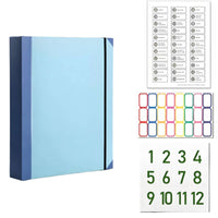 Accordion Document Folder, Manila Pocket, Letter-Size Organizer, Multi-Compartment