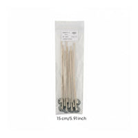 10 Pieces Candle Wick Smokeless Waxed Cotton Wick Low Smoke & Soot for Hobbyists