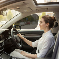 Electrostatic Sunshade Film Glare-Reducing Static Cling Car Window Shade Car Window Sunshade No Adhesive Repositionable