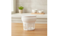 Yogurt Strainer with Lid Lidded Yogurt Strainer Cup Reusable Mesh Strainer Basket for Kitchen