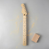 Matte Finish ST-Style Type Guitar Neck Adjustable Support Rod 22 Fret Maple Neck for Luthiers