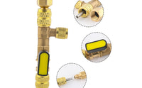 Valve Core Removal Tool Compact Connector Core Remover Installer Tool Heavy Duty for Refrigeration Service