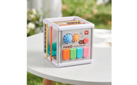 Interactive Sensory Activity Cube Tactile Activity Cube Safe Educational Toy Lightweight for Toddlers, Nursery