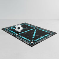 Soccer Training Mat Wear-Resistant Football Footwork Absorbent Surface Absorbent Training Gear for Beginners, Indoor
