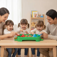 Spring-Loaded Frog Bean Game Interactive Jumping Frog Game Family Toy with Launcher Smooth for Children, Toddlers, Tabletop, Playroom, Classroom